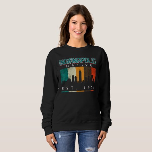Sweatshirt Indianapolis Native Est. 1971 (Devant entier)