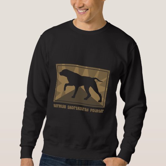 Sweatshirt Indicateur aux cheveux courts allemand terreux (Devant)