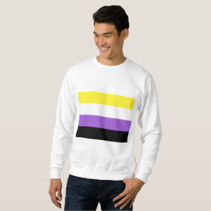 Sweatshirt Indicateur de fierté non binaire