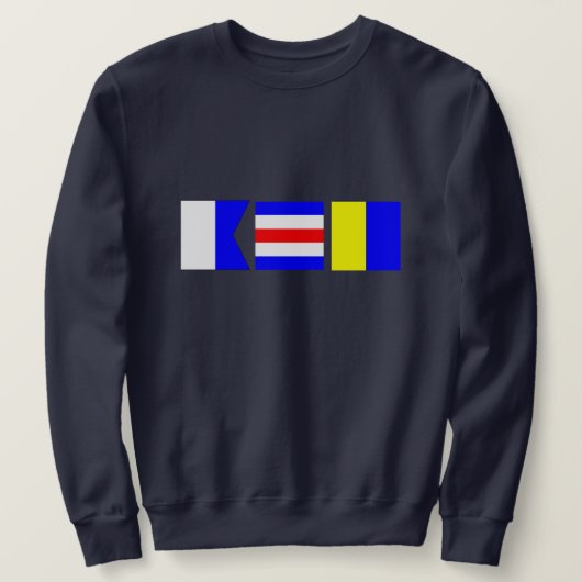 Sweatshirt Indicateur Nautique Nantucket (Design devant)