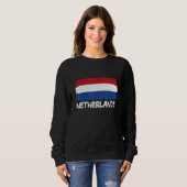Sweatshirt Indicateur Pays-Bas cool (Devant entier)