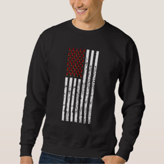Sweatshirt Indicateur Usa de tir cible d'argile - Fl de shell