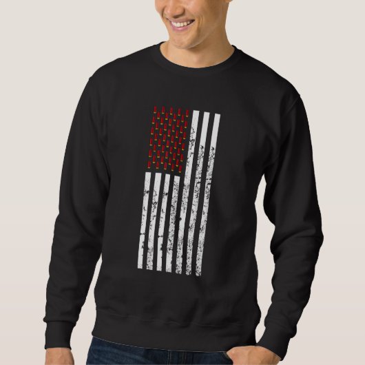 Sweatshirt Indicateur Usa de tir cible d'argile - Fl de shell (Devant)