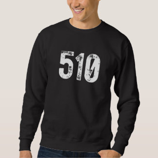 Sweatshirt indicatif régional 510 Oakland CA Téléphone mobile
