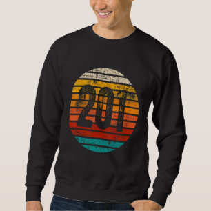 Sweatshirt Indicatif régional du coucher de soleil Vintage 20