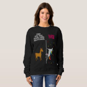 Sweatshirt Infectious Disease Nurse Practitioner Unicorn Othe (Devant entier)