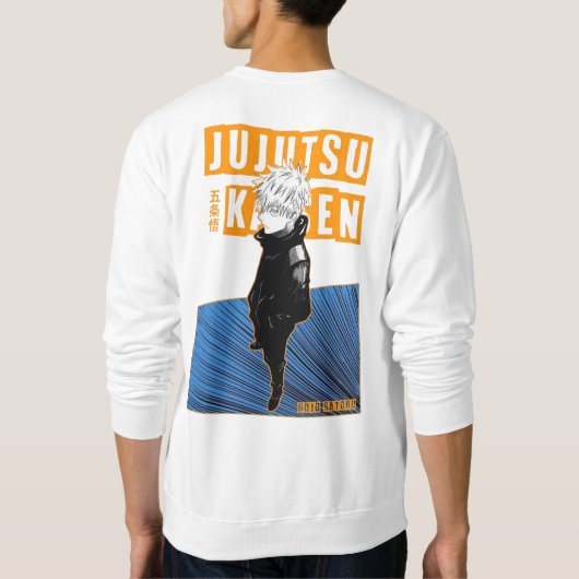 Sweatshirt Infinity Eyes Sorcerer– Blue Gaze Anime  (Dos)