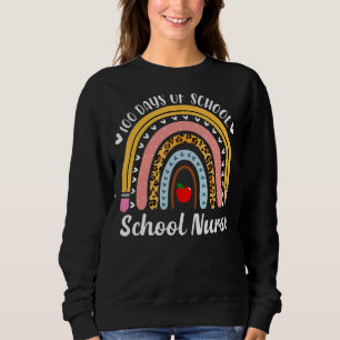 Sweatshirt Infirmière 100 Jours D'Amour À L'École Infirmière