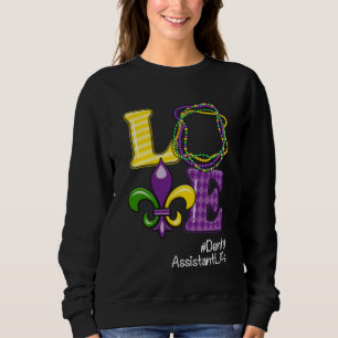 Sweatshirt Infirmière assistante dentaire Carnaval Léopard Fe