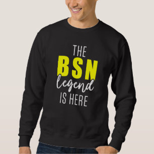 Sweatshirt Infirmière Bsn Étudiante Diplôme en soins infirmie