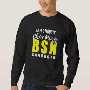 Sweatshirt Infirmière Bsn Étudiante Diplômée en soins infirmi