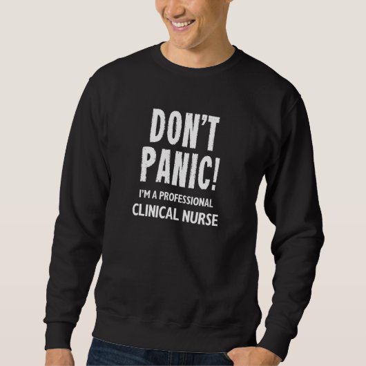 Sweatshirt Infirmière clinique (Devant)