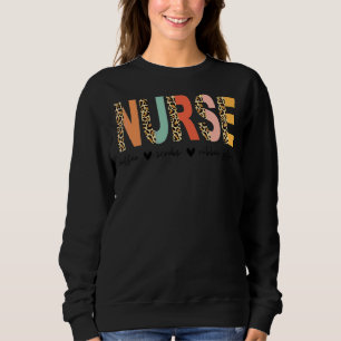 Sweatshirt Infirmière Coffee Scrubs Gants En Caoutchouc Moiti