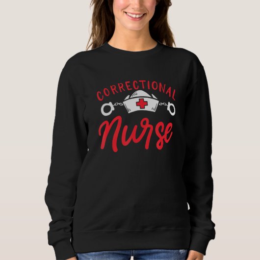 Sweatshirt Infirmière correctionnelle (Devant)