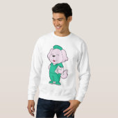 Sweatshirt Infirmière de chien (Devant entier)