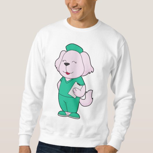 Sweatshirt Infirmière de chien (Devant)