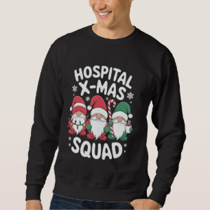 Sweatshirt Infirmière de l'équipe de Noël de l'hôpital Infirm