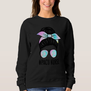 Sweatshirt Infirmière de l'USPA pour femmes chignon désordonn