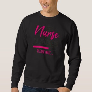 Sweatshirt Infirmière En Cours Infirmière Étudiante Futur Inf