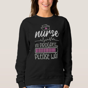 Sweatshirt Infirmière En Cours Infirmière Étudiante Futur Inf