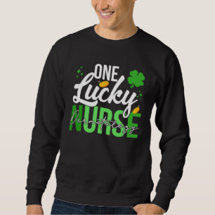 Sweatshirt Infirmière en dermatologie de la Saint-Patrick une