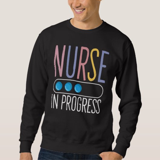 Sweatshirt Infirmière en formation Future infirmière Étudiant (Devant)