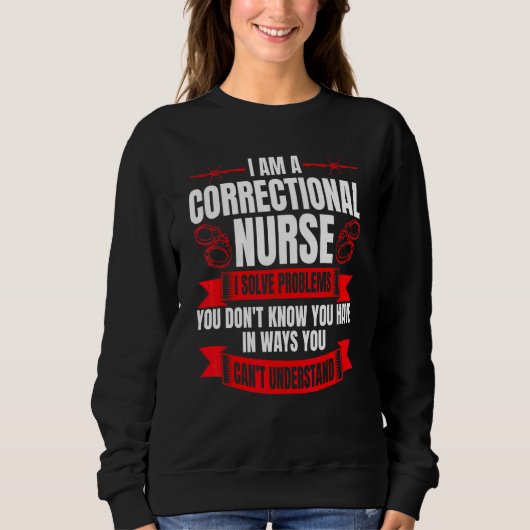 Sweatshirt Infirmière en milieu correctionnel RN Correction I (Devant)