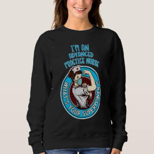 Sweatshirt Infirmière en pratique avancée sous chemise de fro