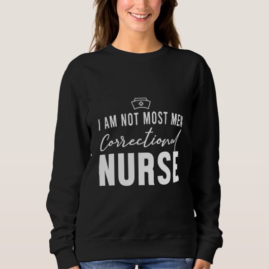 Sweatshirt Infirmière en soins correctionnels Rn (Devant)