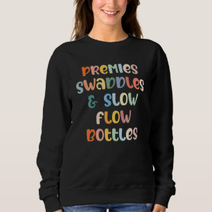 Sweatshirt Infirmière en USIN Nouveau-nés Prematurés Langotin