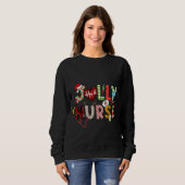 Sweatshirt Infirmière Joly Xmas (Devant entier)
