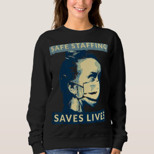 Sweatshirt Infirmière Mars 2022 Infirmière Soutien Sécurité d