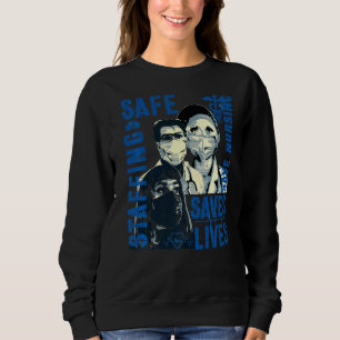 Sweatshirt Infirmière Mars 2022 Infirmière Soutien Sécurité d