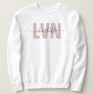 Sweatshirt Infirmière professionnelle Chic LVN personnalisée
