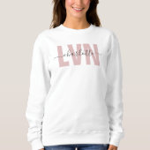 Sweatshirt Infirmière professionnelle Chic LVN personnalisée (Devant)