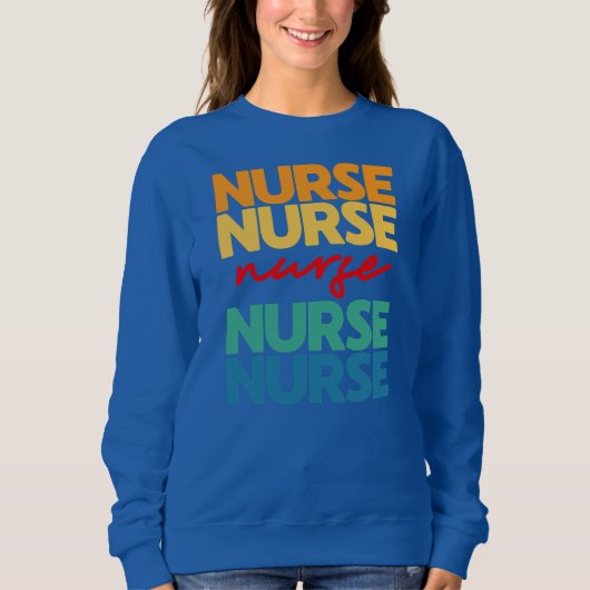 Sweatshirt Infirmière rétro Appréciation infirmière infirmièr (Devant)