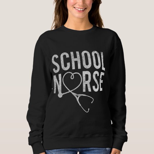 Sweatshirt Infirmière scolaire (Devant)