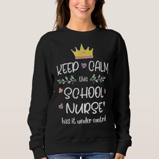 Sweatshirt Infirmière scolaire 5 (Devant)