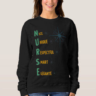 Sweatshirt Infirmière unique Nice jour des Infirmières Cool I