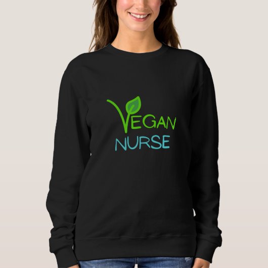 Sweatshirt infirmière vegan (Devant)