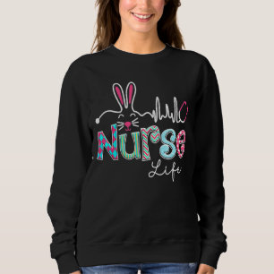 Sweatshirt Infirmière Vie Stethoscope Infirmière mignonne Lap
