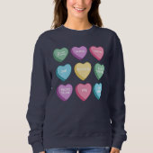 Sweatshirt Infirmières chéries de la Saint-Valentin (Devant)