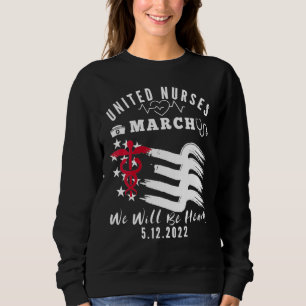 Sweatshirt Infirmières et infirmiers unis mars million Infirm