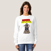 Sweatshirt Inflation monétaire (Devant entier)