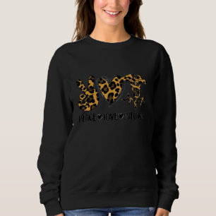 Sweatshirt Infusion Amour Paix Infirmière Vie De Soins Mignon