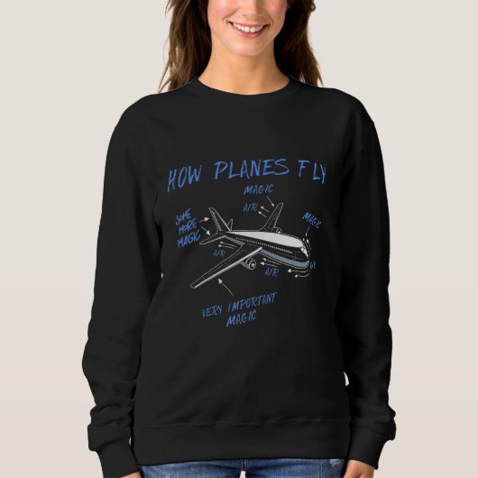 Sweatshirt Ingénieur aérospatial drôle Aéro (Devant)