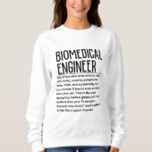 Sweatshirt Ingénieur biomédical (Devant)