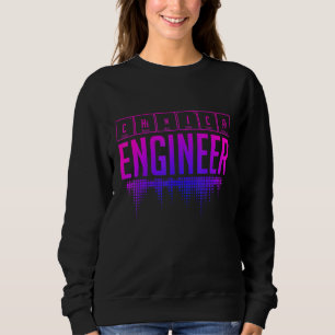 Sweatshirt Ingénieur chimique Ingénierie 24