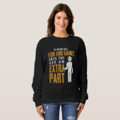 Sweatshirt Ingénieur mécanicien automobile (Devant entier)