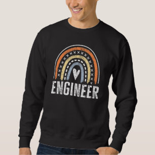 Sweatshirt Ingénieur Pour Femmes Drôle Rainbow Engineering St